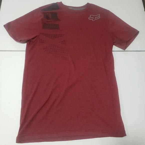 Fox Tech Red Small T Shirt Premium Fit Tru-Dri - Picture 1 of 5